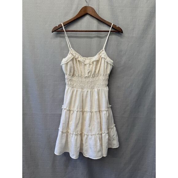 Altar'd State Mini Dress Women Size M Tiered Ruffle Smocked Feminine Western NWT - Picture 1 of 9